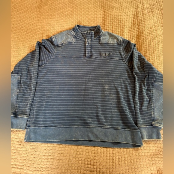 Vineyard Vines WOODHOUSE GARMENT DYE SHEP Shirt in Moonstone Men’s Size Large - Picture 2 of 6